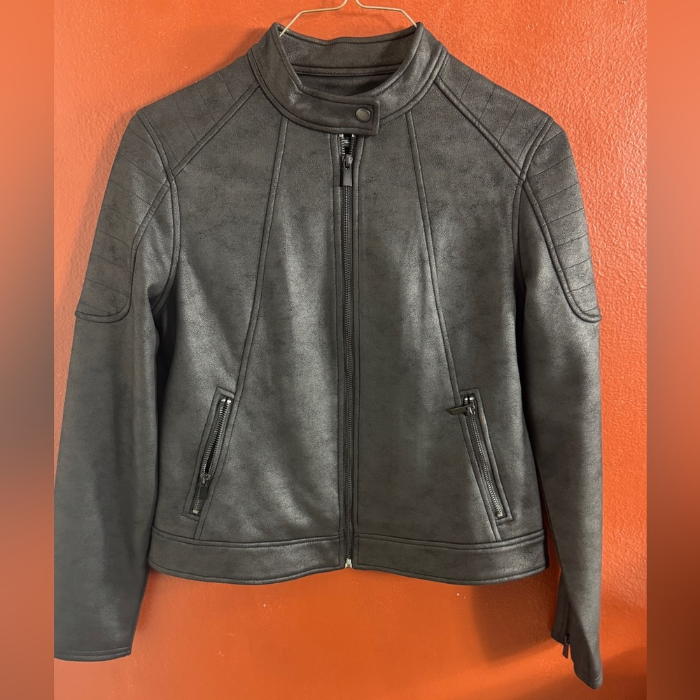 Women's Black Leather Jacket